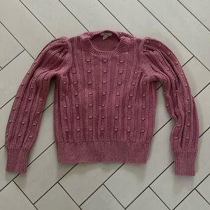 crew cuts mauve sweater - size medium